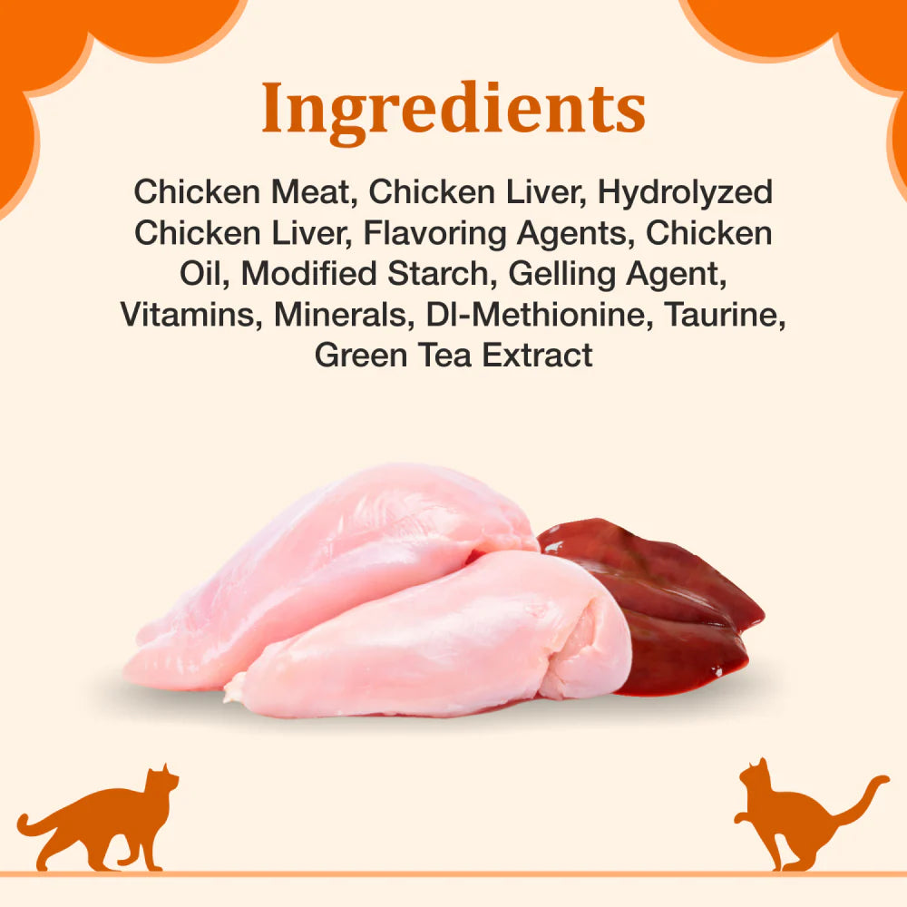 Purepet Real Chicken Creamy Treats For Cats