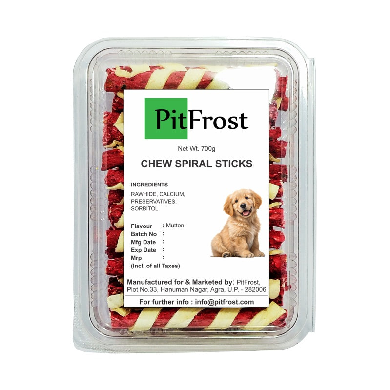 PitFrost Chew Spiral Sticks Mutton