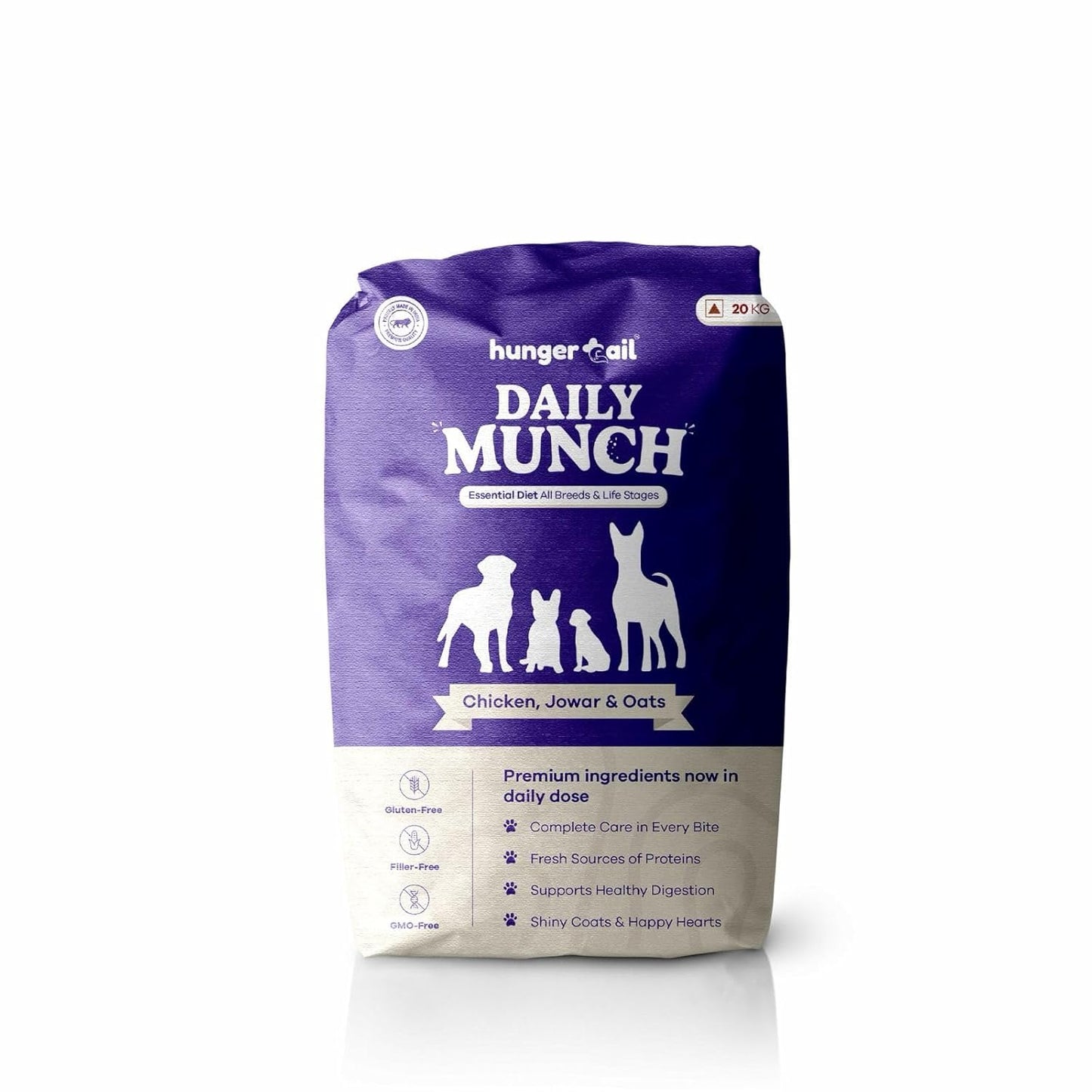 Daily Munch 20kg – Complete Nutrition for All Breeds & Life Stages (Agra)