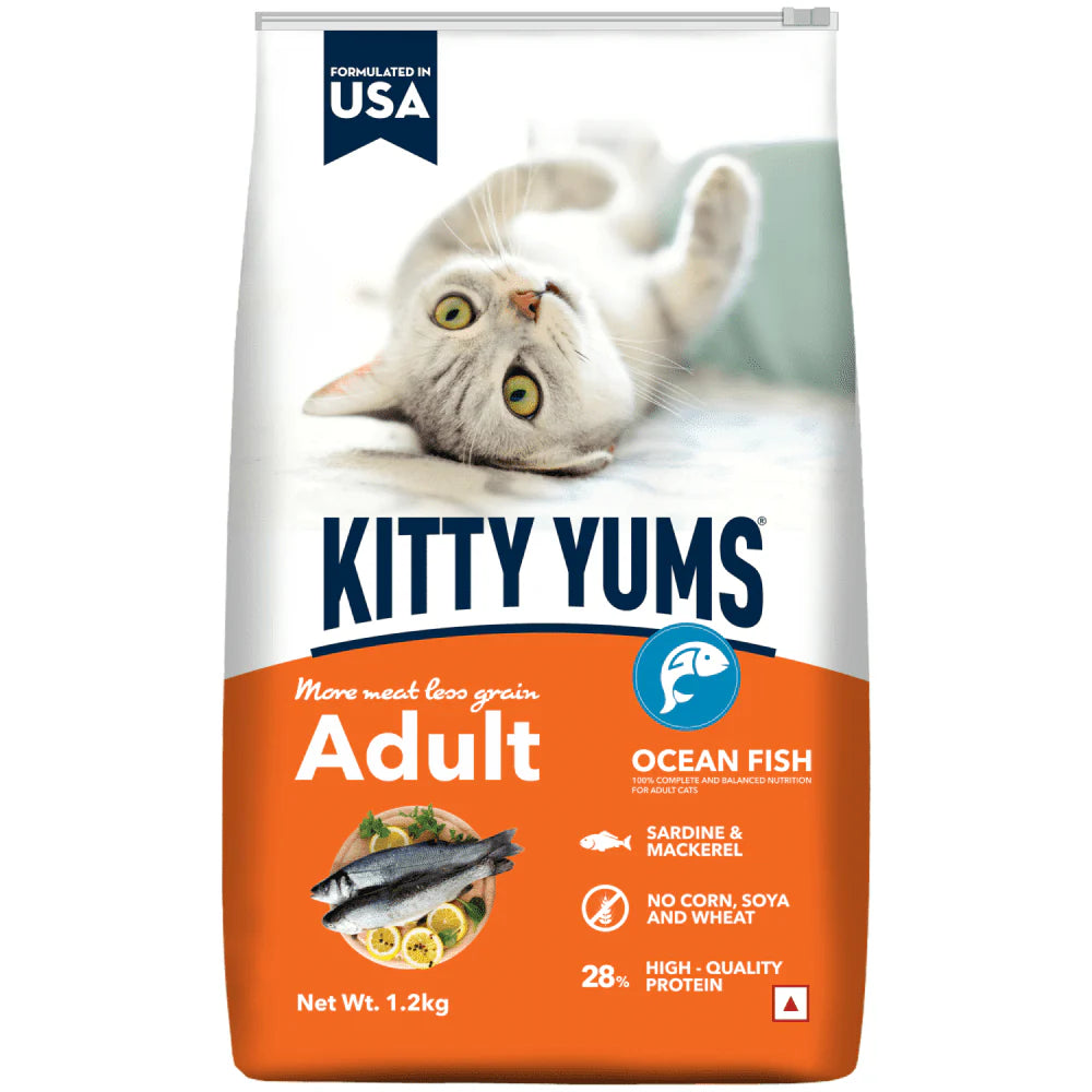 Kitty Yums Ocean Fish Adult Cat Dry Food