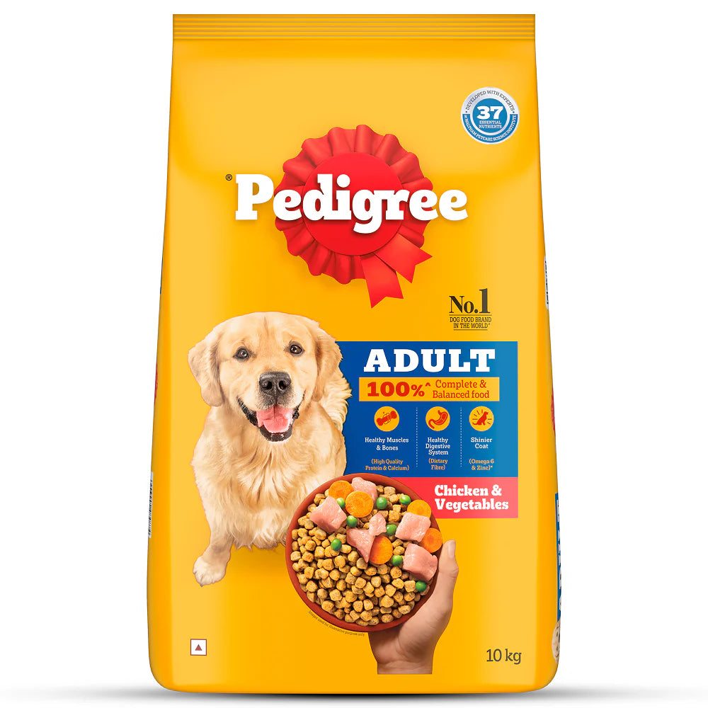 Pedigree Chicken and Vegetables Adult Dog Dry Food
