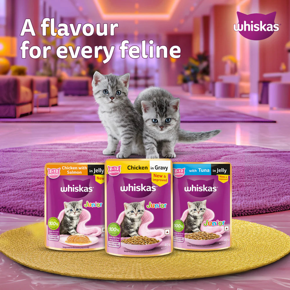 Whiskas Chicken in Gravy Kitten Wet Food