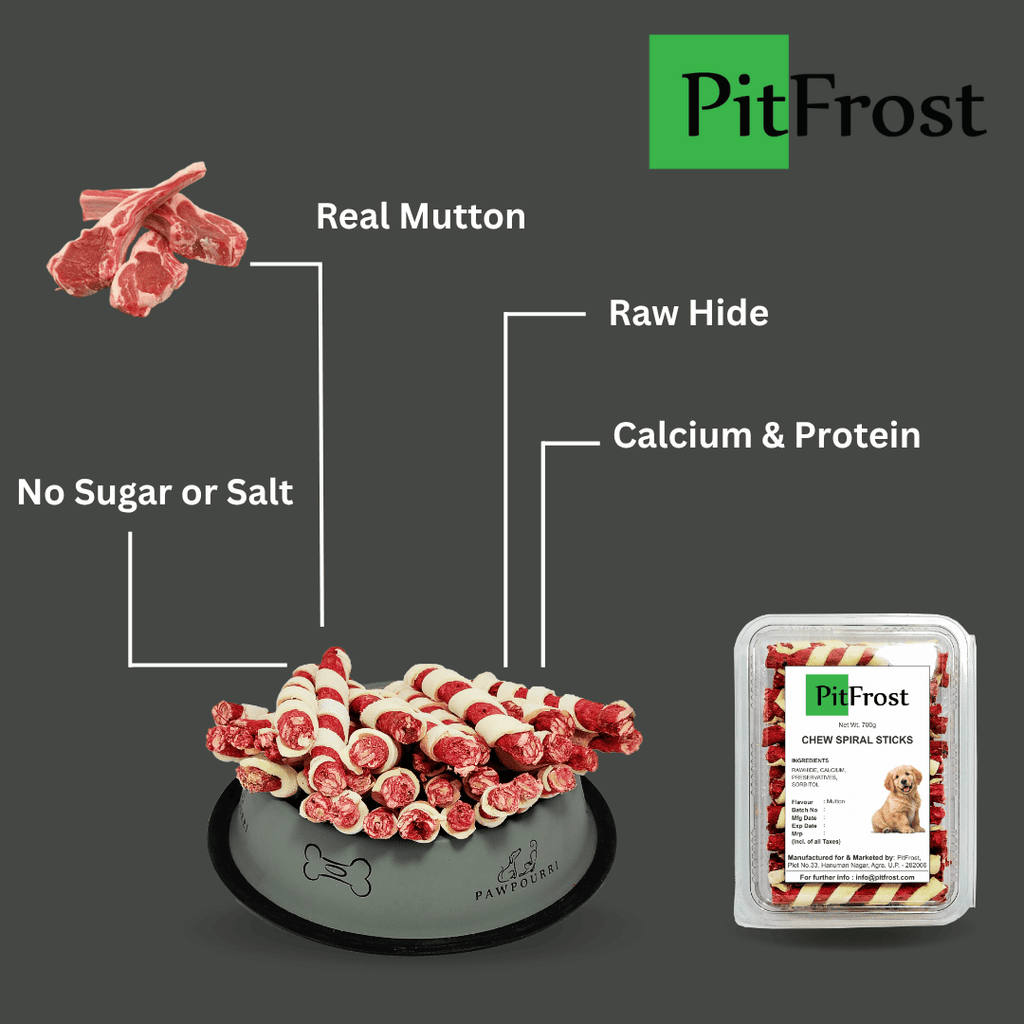 PitFrost Chew Spiral Sticks Mutton
