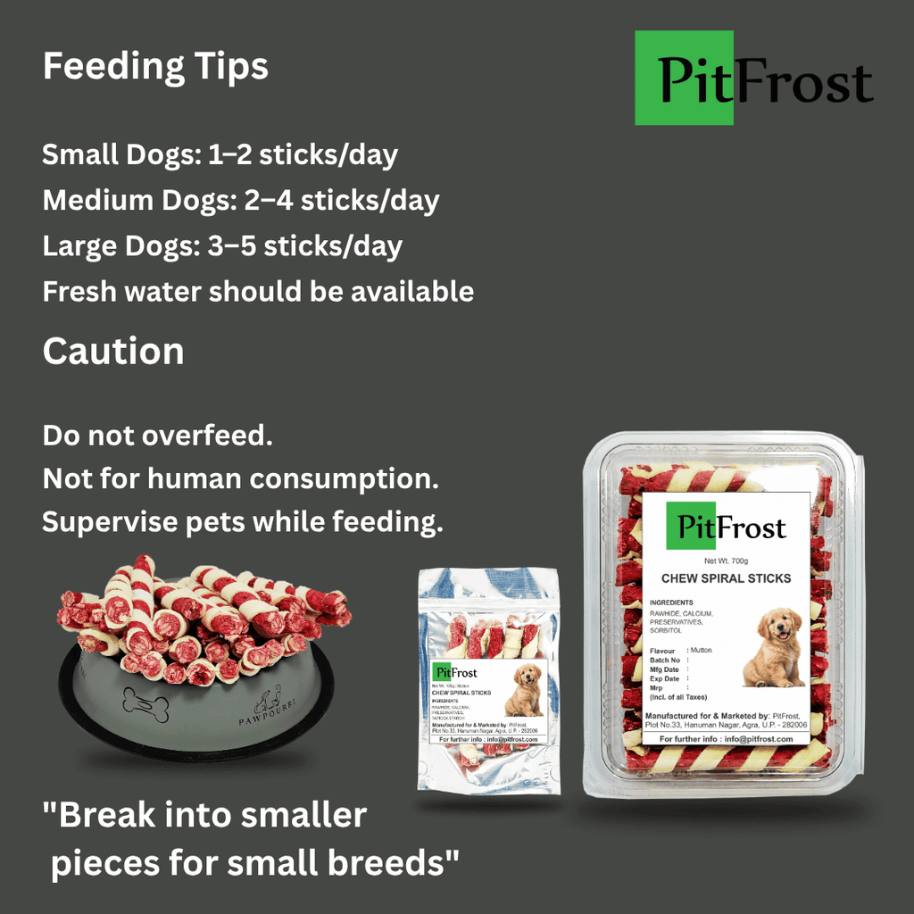 PitFrost Chew Spiral Sticks Mutton
