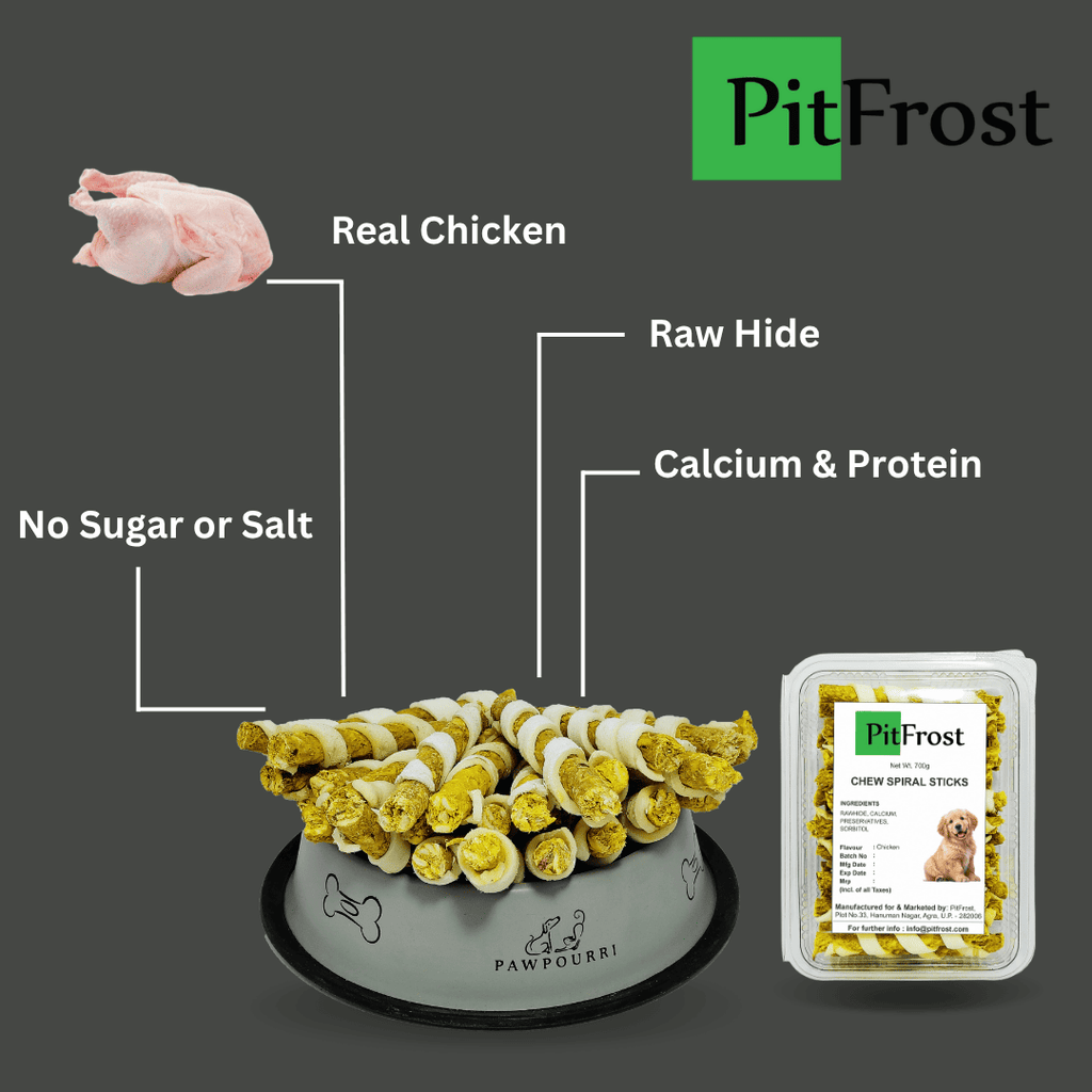 PitFrost Chew Spiral Sticks Chicken