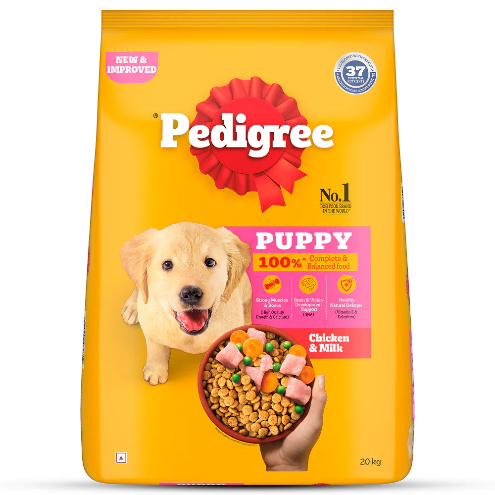 Pedigree Chicken and Milk Puppy Dog Dry Food (Agra)