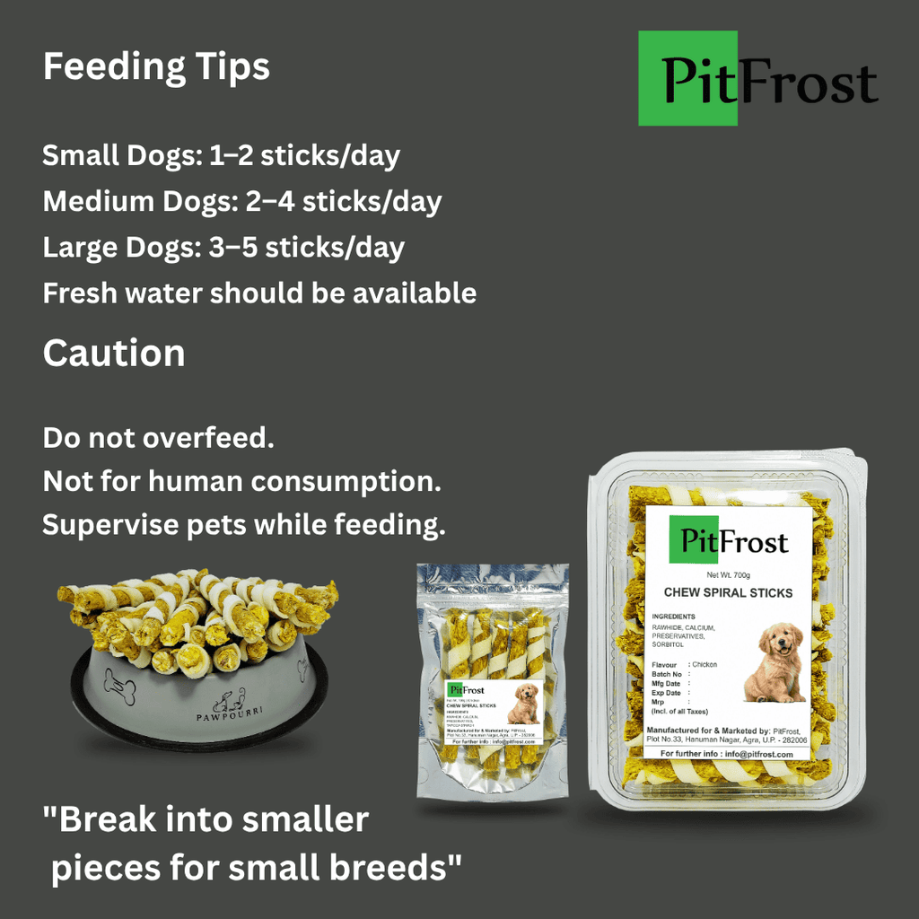 PitFrost Chew Spiral Sticks Chicken