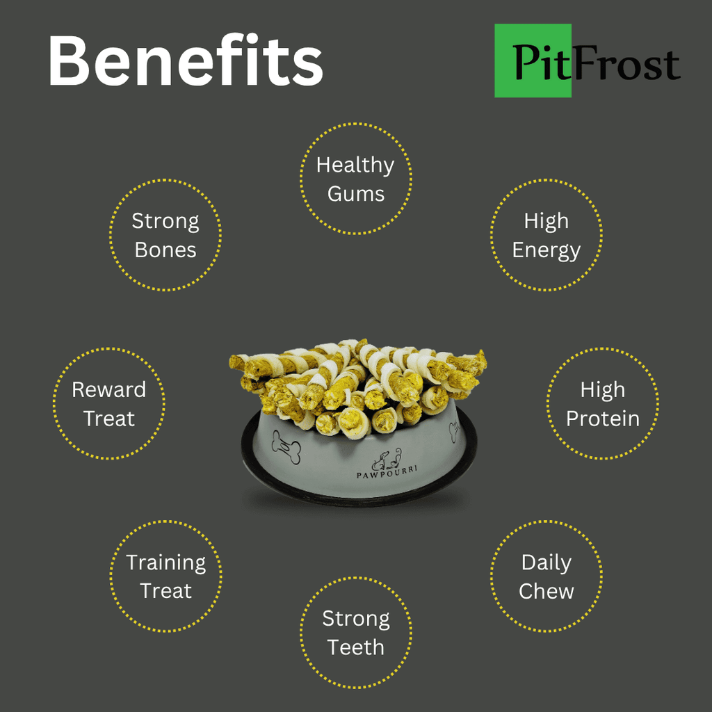 PitFrost Chew Spiral Sticks Chicken