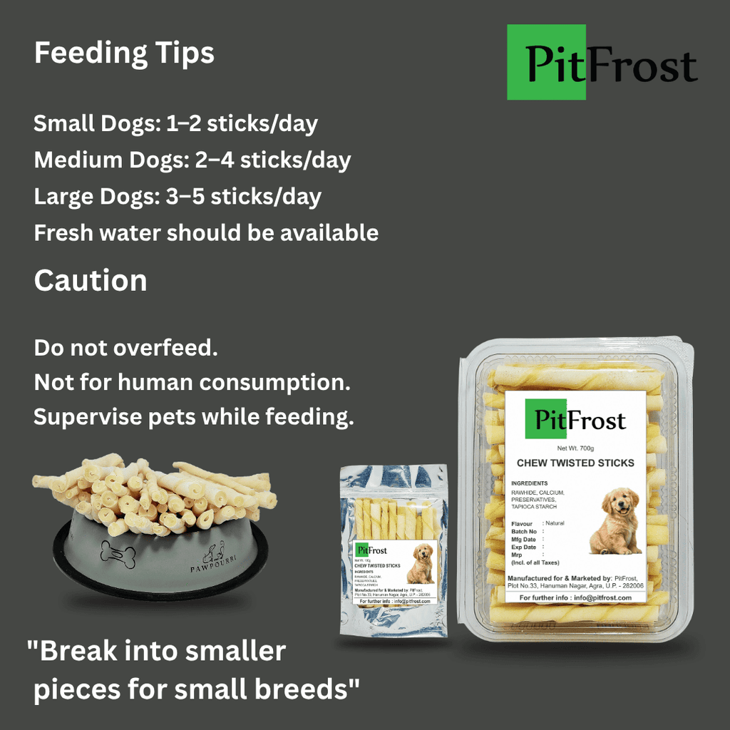 PitFrost Chew Twisted Sticks