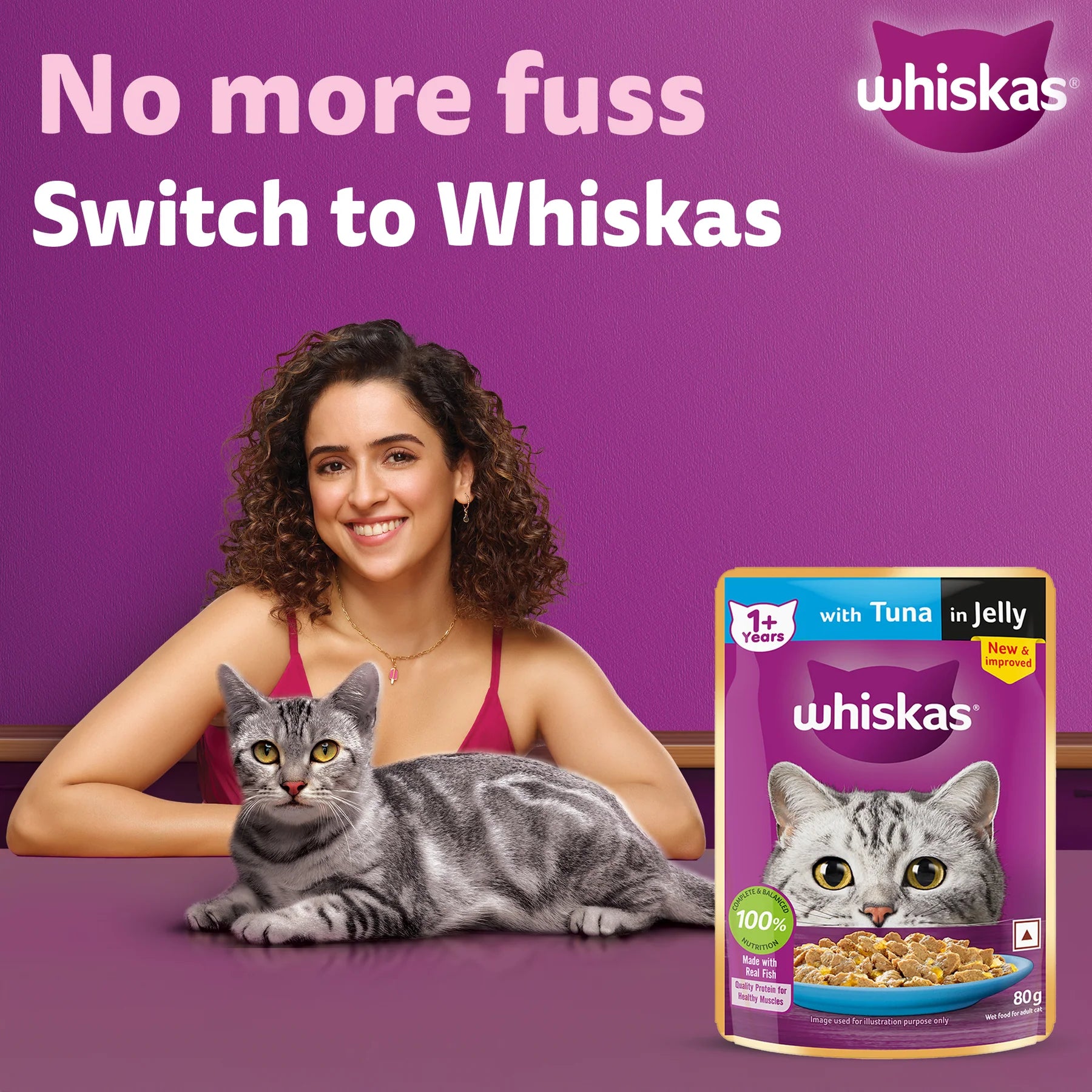 Whiskas Tuna in Jelly Adult Cat Wet Food