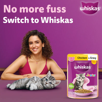 Whiskas Chicken in Gravy Kitten Wet Food