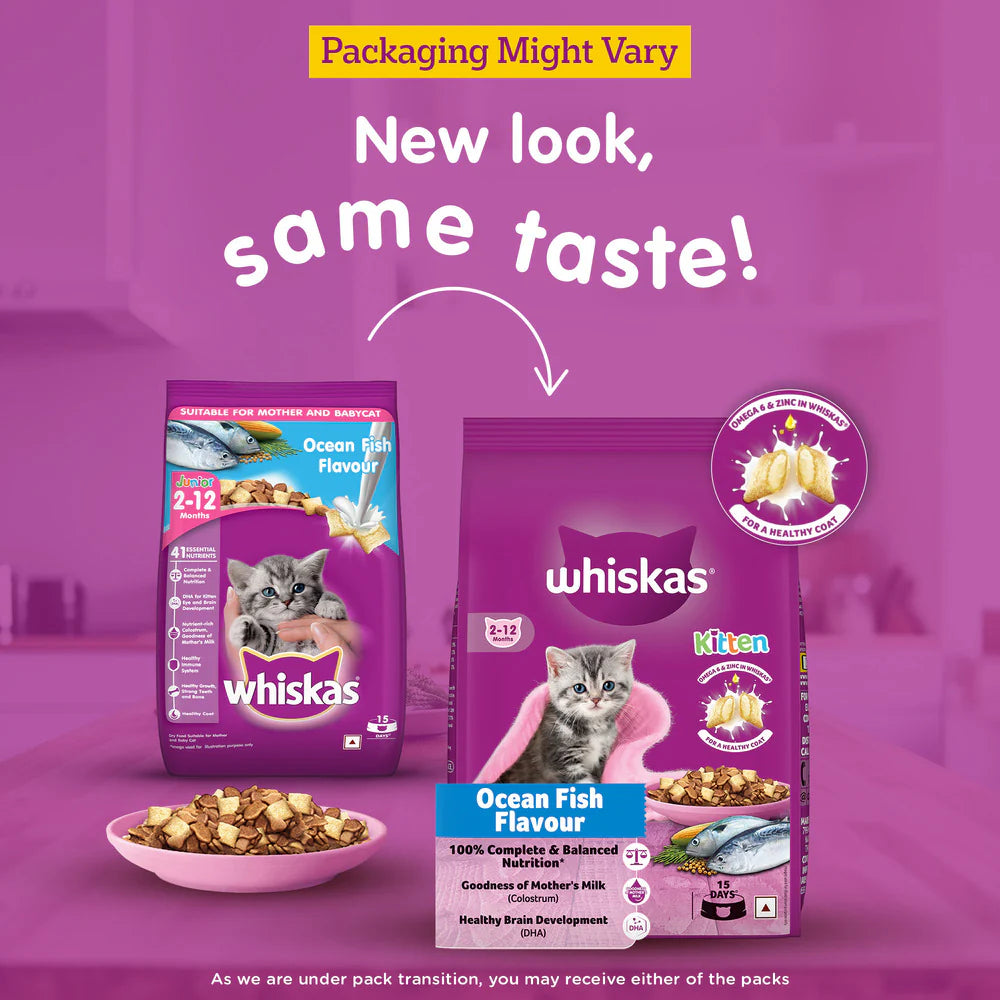 Whiskas Ocean Fish Kitten Dry Food