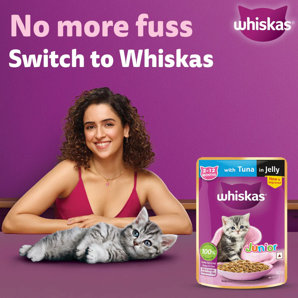 Whiskas Tuna in Jelly Kitten Wet Food