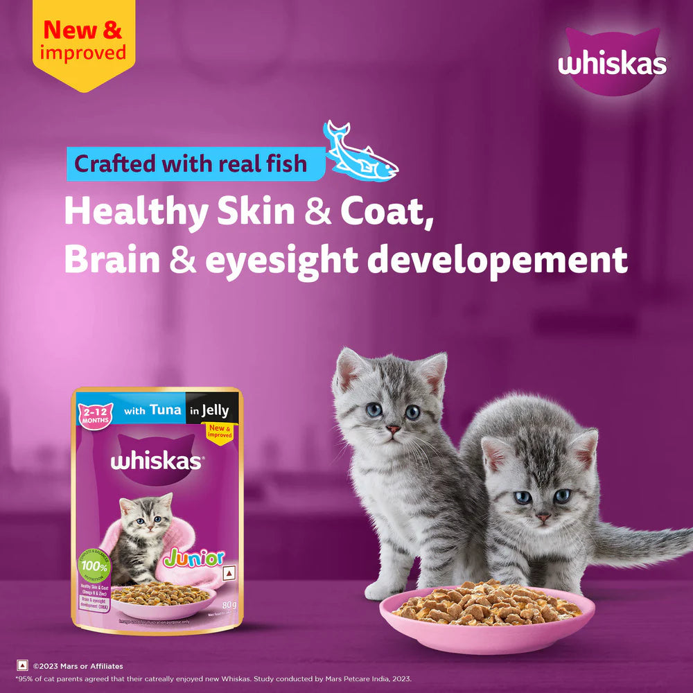 Whiskas Tuna in Jelly Kitten Wet Food