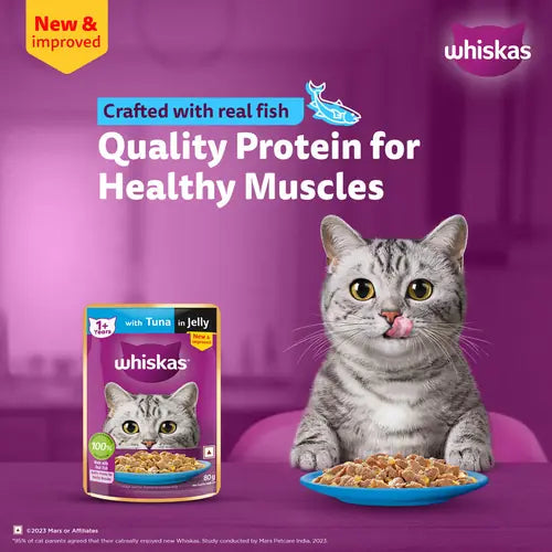Whiskas Tuna in Jelly Adult Cat Wet Food