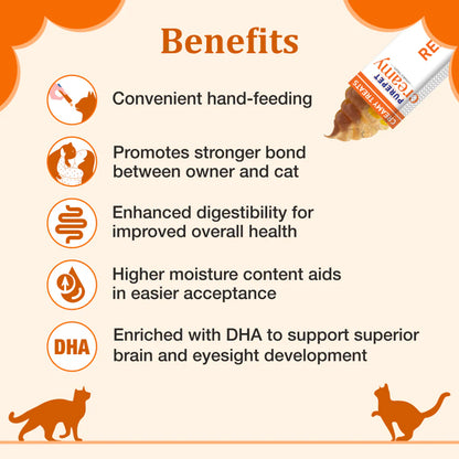 Purepet Real Chicken Creamy Treats For Cats