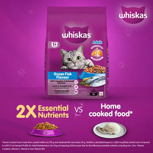 Whiskas Ocean Fish Adult Cat Dry Food