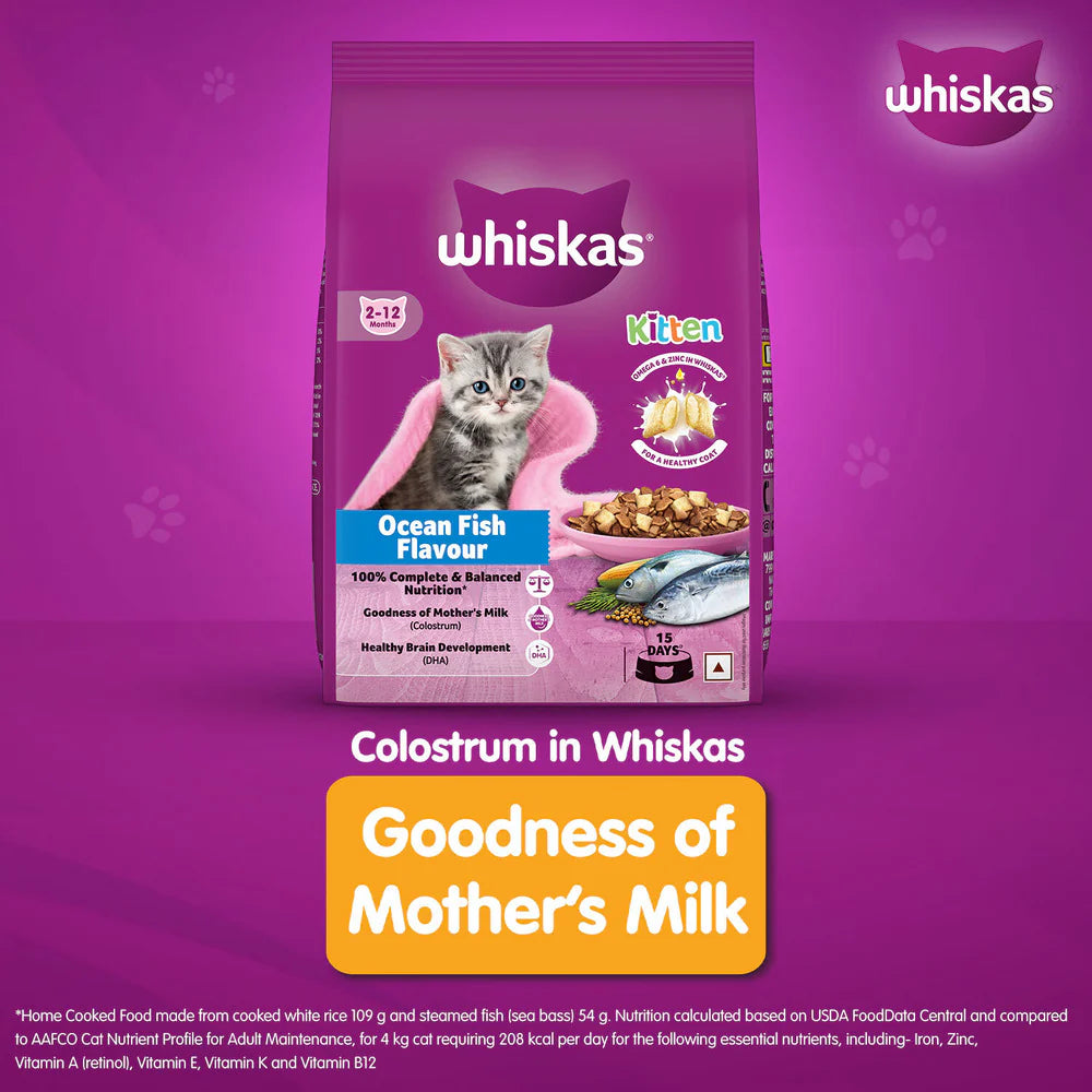 Whiskas Ocean Fish Kitten Dry Food