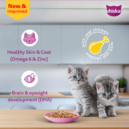 Whiskas Chicken in Gravy Kitten Wet Food