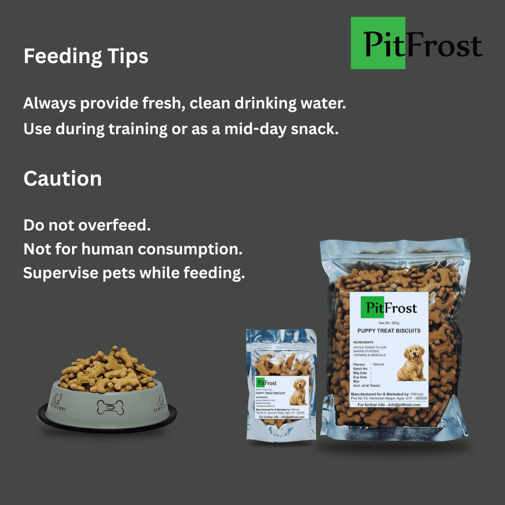 PitFrost Puppy Treat Biscuits