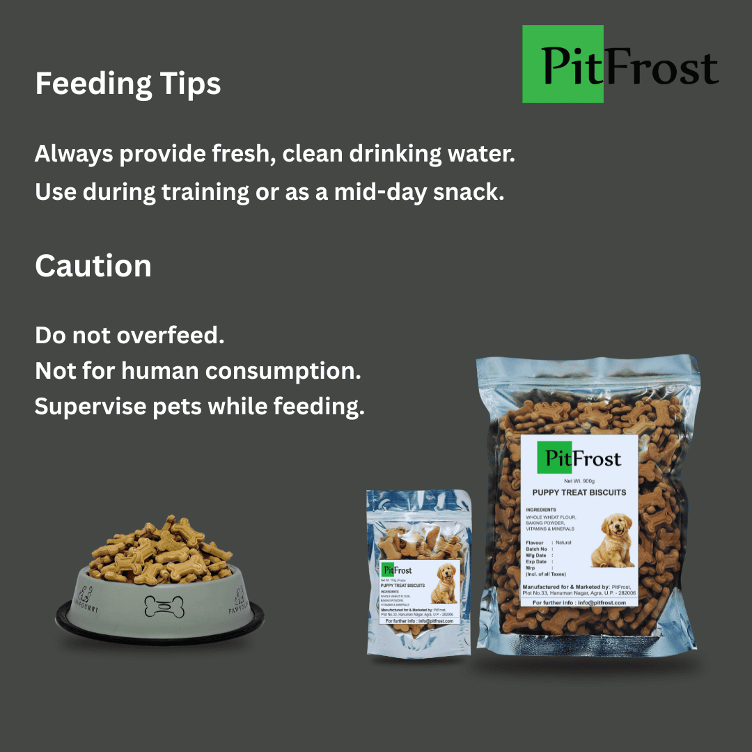 PitFrost Puppy Treat Biscuits