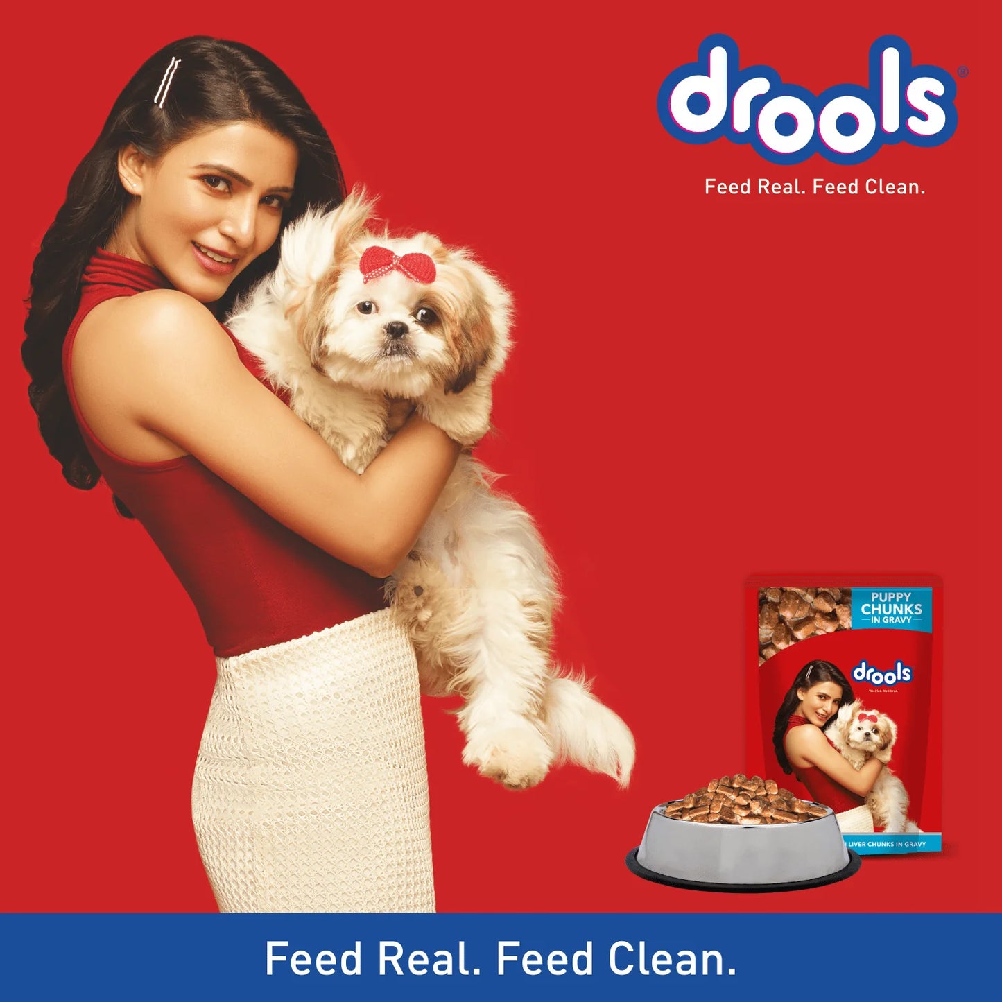 Drools Real Chicken & Chicken Liver Chunks in Gravy Puppy Dog Wet Food (Agra)