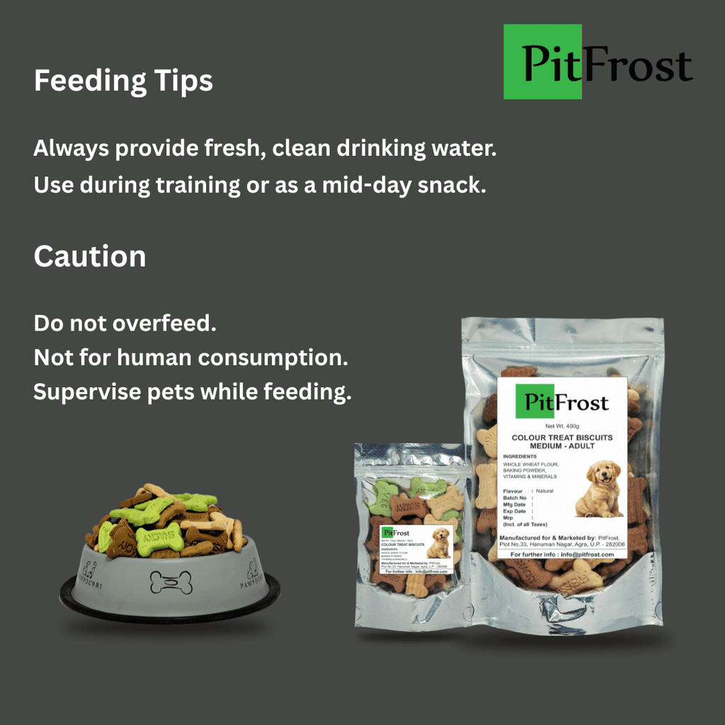 PitFrost Colour Treat Biscuits Medium Adult