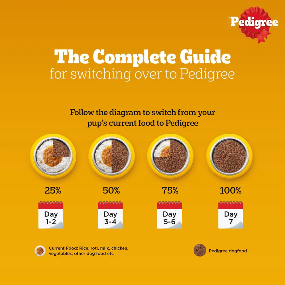 Pedigree Chicken and Liver Chunks in Gravy Puppy Dog Wet Food (130g)