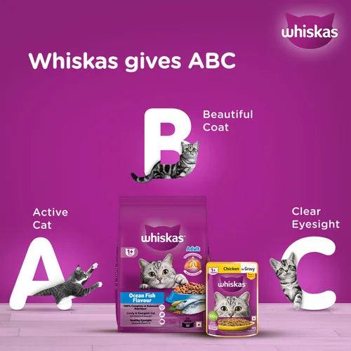 Whiskas Ocean Fish Adult Cat Dry Food