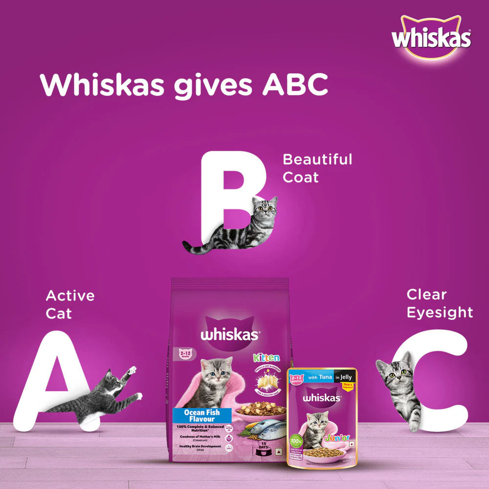 Whiskas Ocean Fish Kitten Dry Food