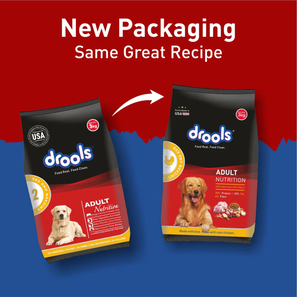 Drools Chicken And Egg Adult Dog Dry Food 10Kg