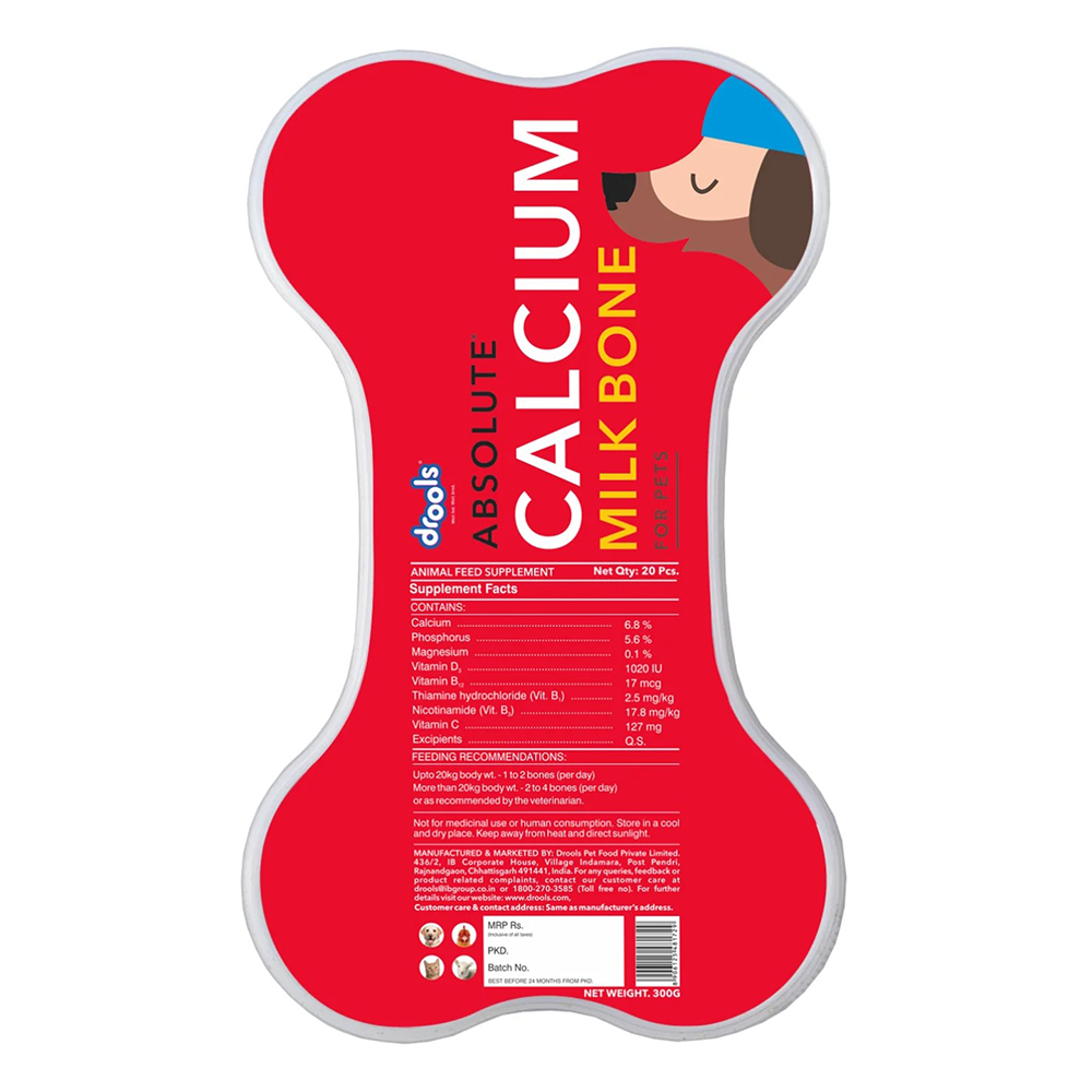 Drools Absolute Calcium Bones Dog treats