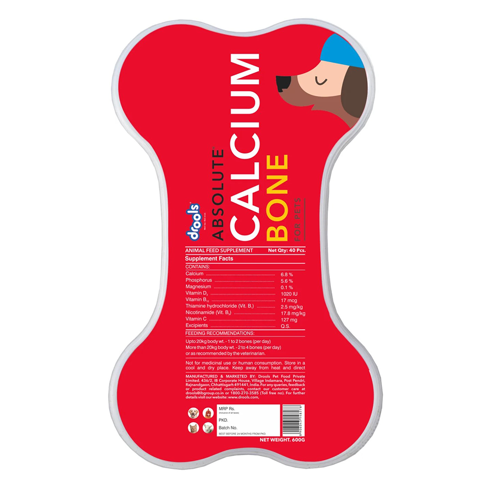 Drools Absolute Calcium Bones Dog treats (Agra)