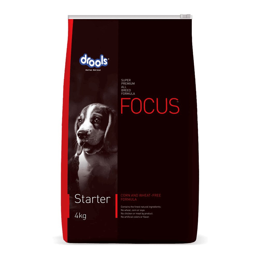 Drools Focus Starter Dog Food – Super Premium, Corn & Wheat Free