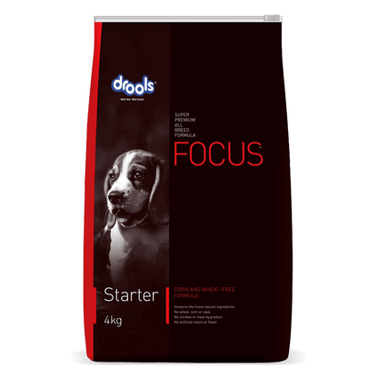 Drools Focus Starter Dog Food – Super Premium, Corn & Wheat Free (Agra)