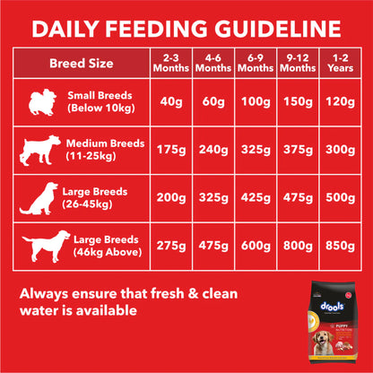 Drools Chicken And Egg Puppy Dog Dry Food (Agra)