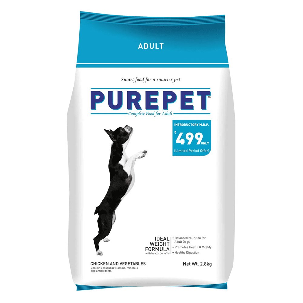 Purepet Chicken & Vegetable Adult Dog Dry Food (Agra)