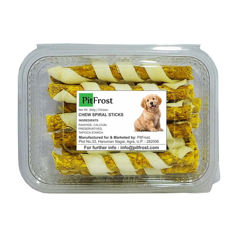 PitFrost Chew Spiral Sticks Chicken