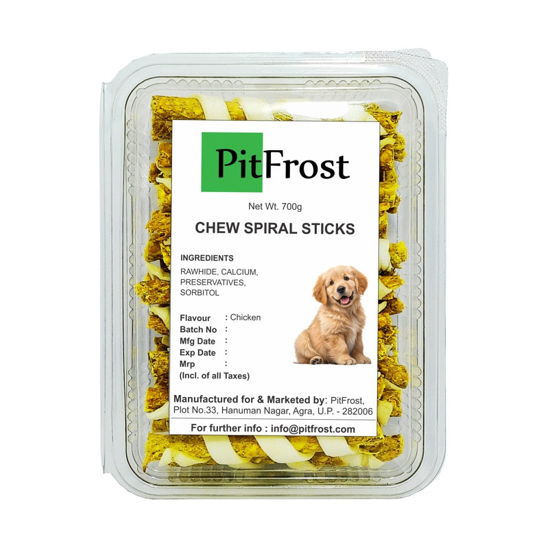 PitFrost Chew Spiral Sticks Chicken