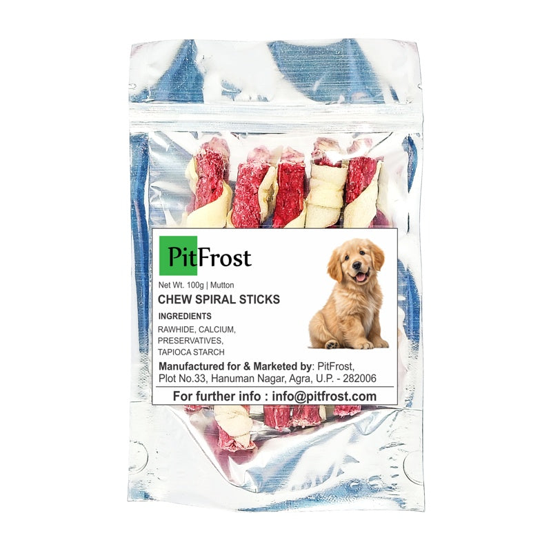 PitFrost Chew Spiral Sticks Mutton