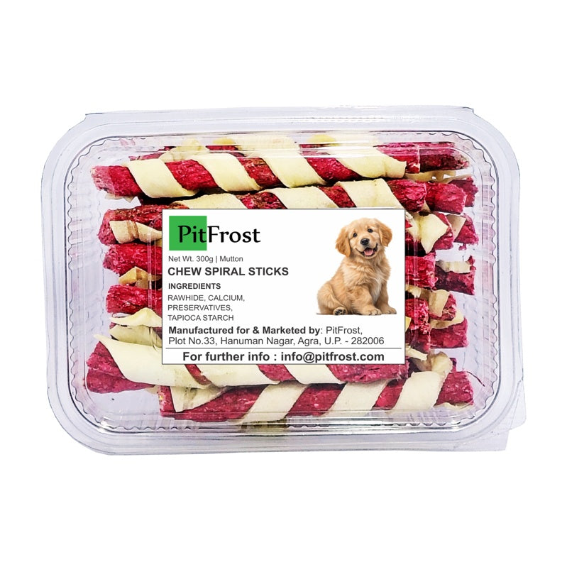 PitFrost Chew Spiral Sticks Mutton