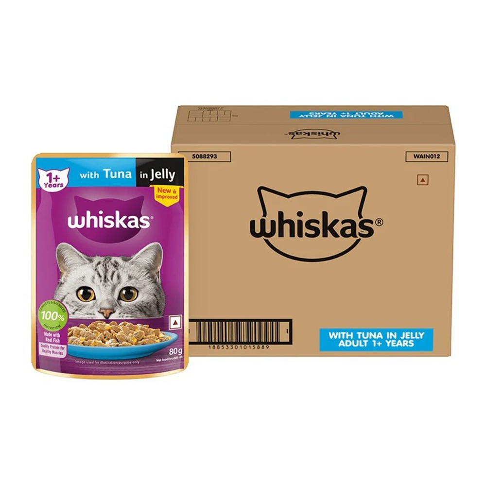 Whiskas Tuna in Jelly Adult Cat Wet Food