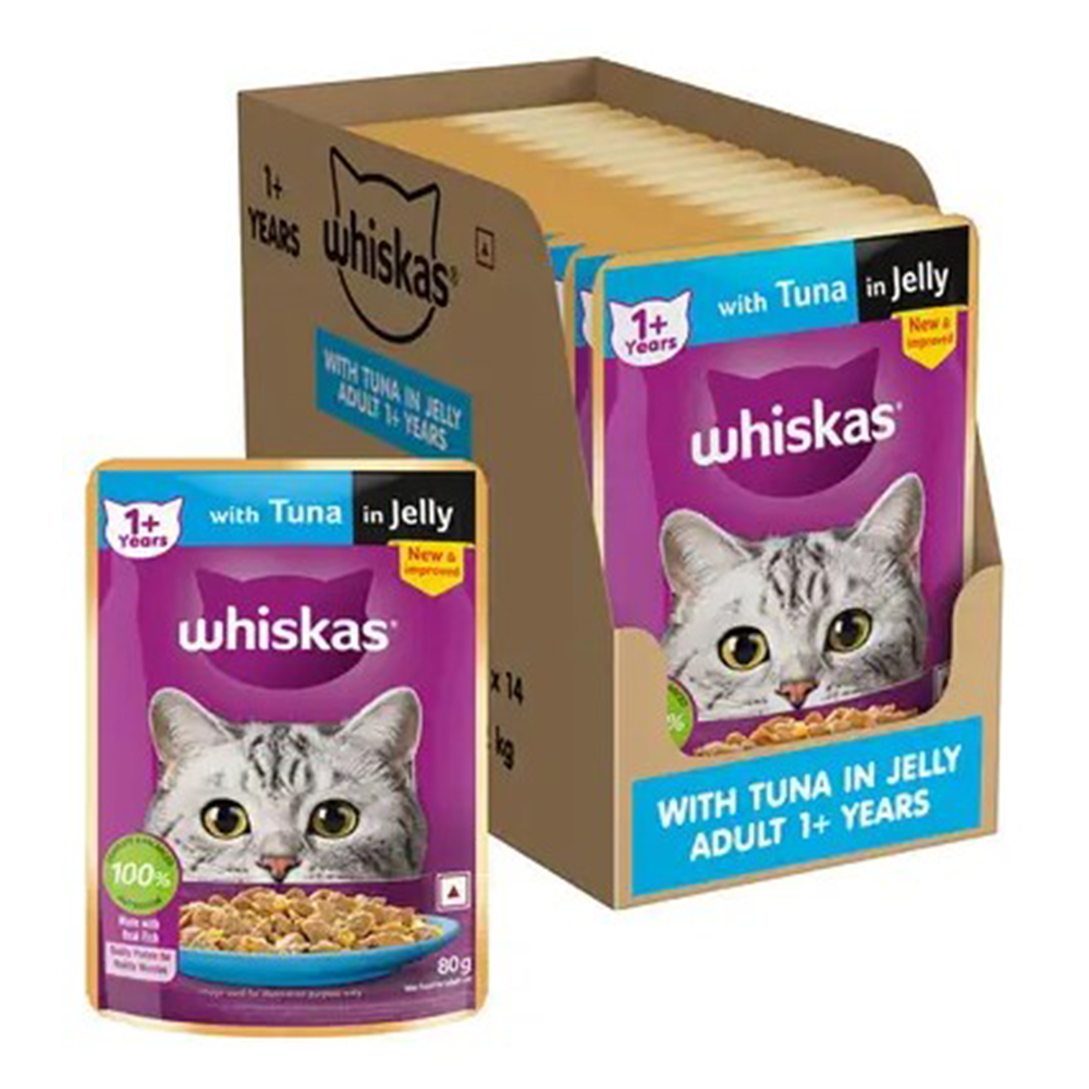 Whiskas Tuna in Jelly Adult Cat Wet Food