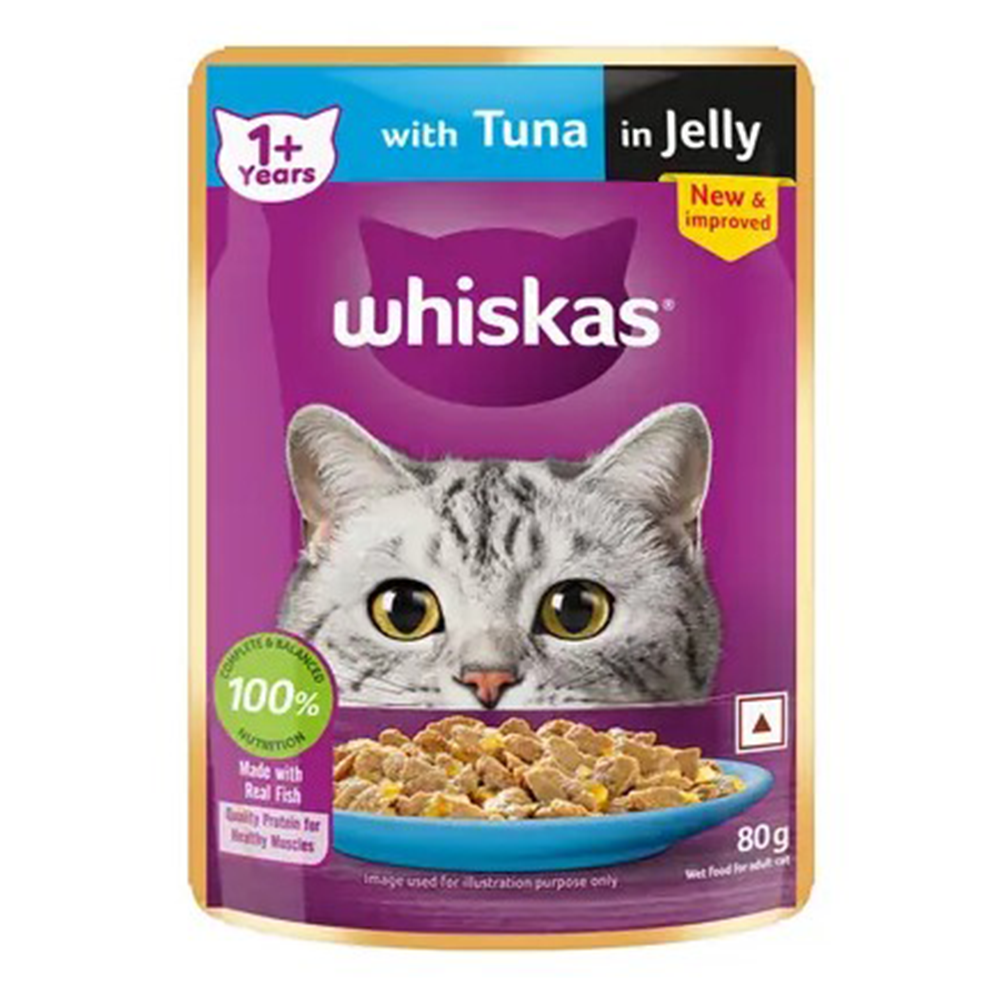 Whiskas Tuna in Jelly Adult Cat Wet Food