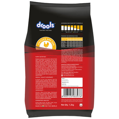 Drools Chicken And Egg Puppy Dog Dry Food (Agra)