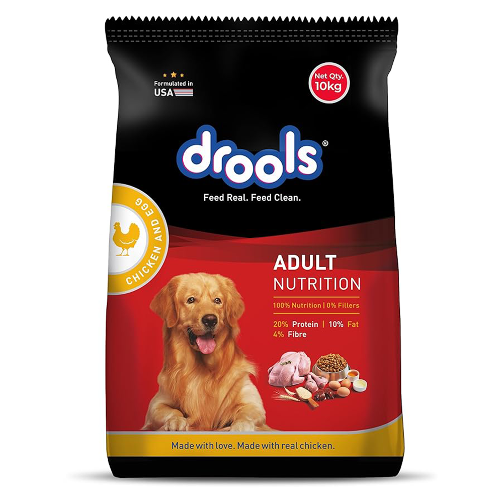Drools Chicken And Egg Adult Dog Dry Food 10Kg