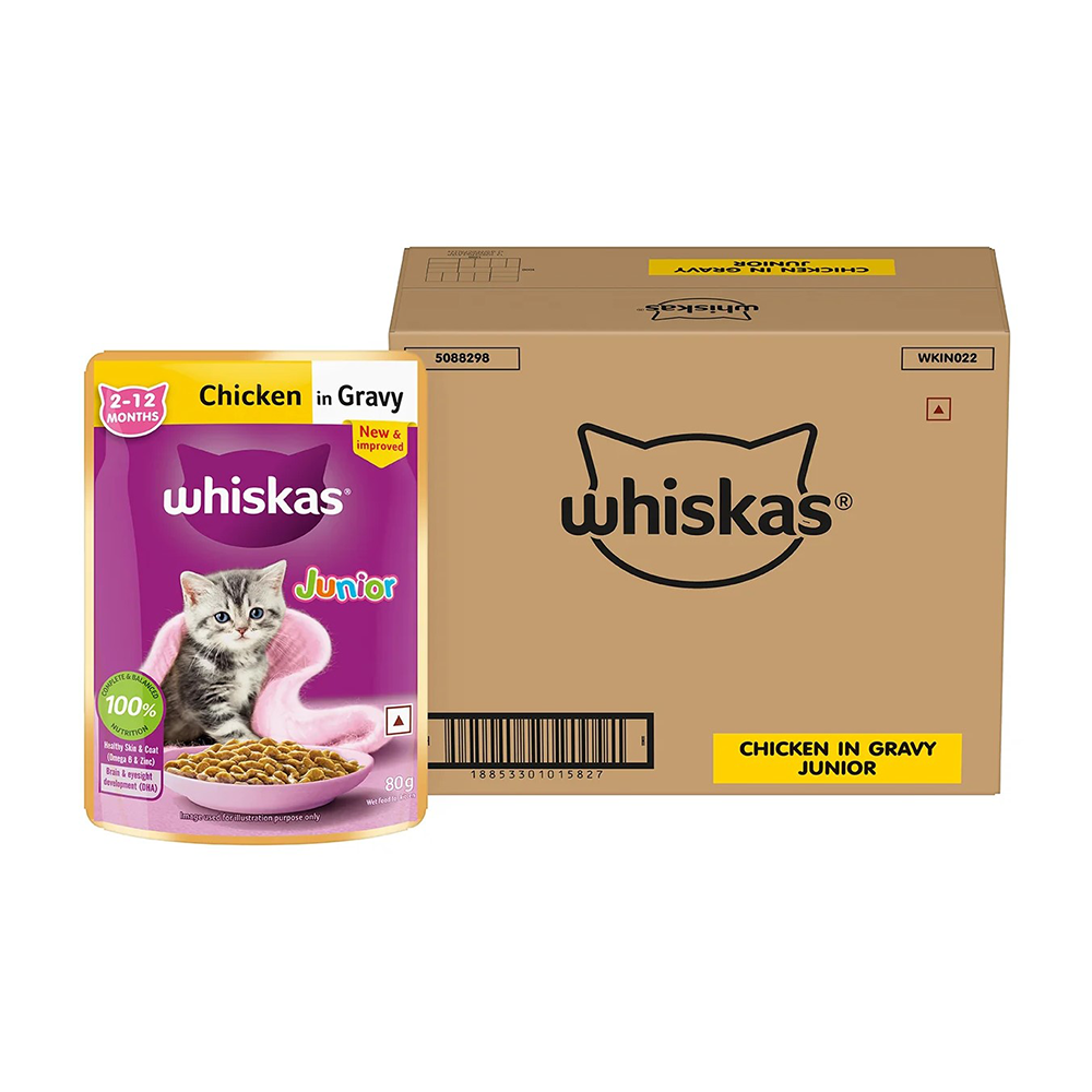 Whiskas Chicken in Gravy Kitten Wet Food