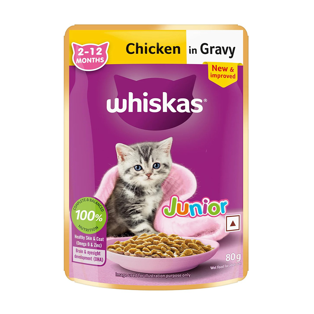 Whiskas Chicken in Gravy Kitten Wet Food