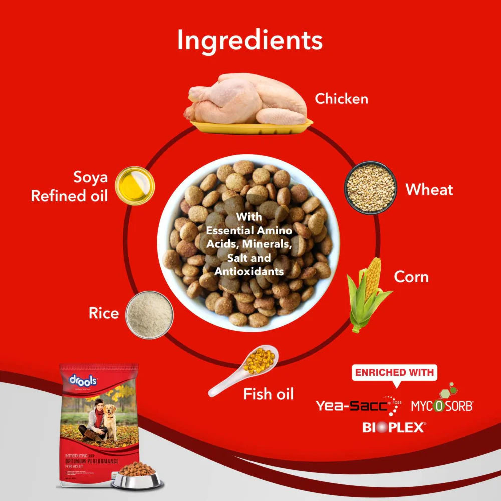Drools Optimum Perfromance Adult Dog Dry Food (Agra)