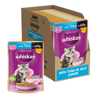 Whiskas Tuna in Jelly Kitten Wet Food
